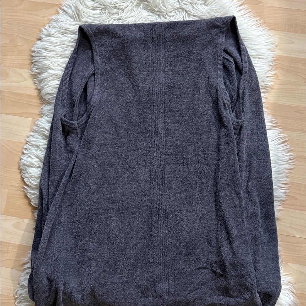 Barefoot Dreams Gray Vest L/ XL - Picture 4 of 4